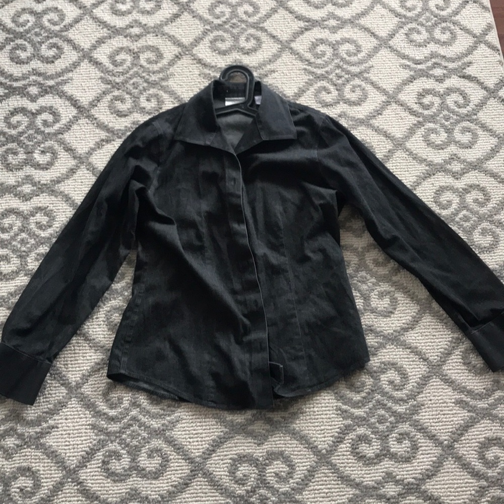 Size 0 Cotton “jean” Shirt